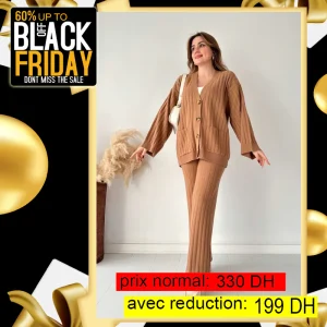 Ensemble Tricoté Chic pour un Style Sophistiqué ref BF#013