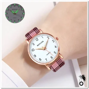 Montre femme bracelet cuir