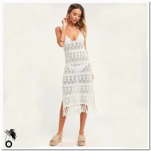 Tunique de plage au crochet