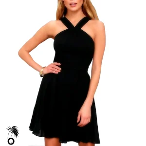 Robe d'été sans manche chic Mélania