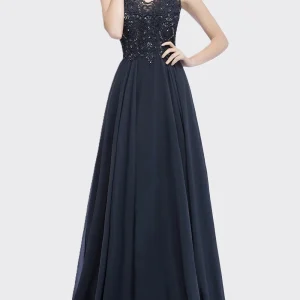 Robe bleu marine bustier