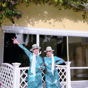 Burkini Élégance Océan - Motif Marbré