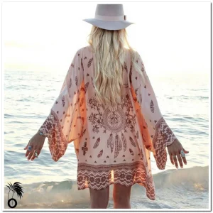 Robe de plage à imprimé Floral