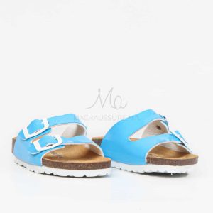 WAINSCOTT – Sandales et tongs en Bleu ciel
