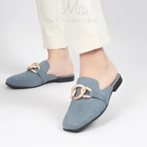 Mules en  Bleu ciel