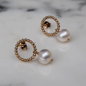 Boucles d&rsquo;oreilles Luo – Plaqué or