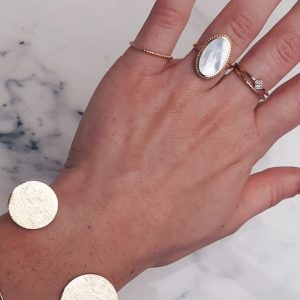 Bague Nérée – Plaqué or ou argent 925