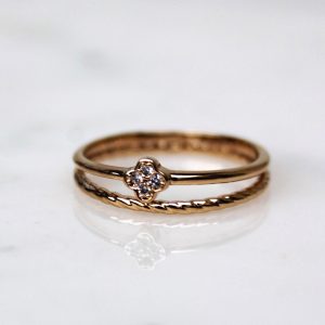 Bague Sofia – Plaqué or