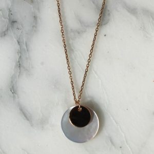 Collier Sylla – Plaqué or et Nacre