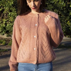 Gilet Elyn en maille ajourée