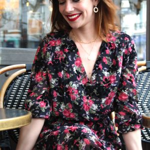 Robe longue fleurie Adriane