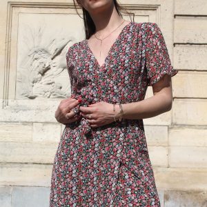 Robe cache-coeur Romy