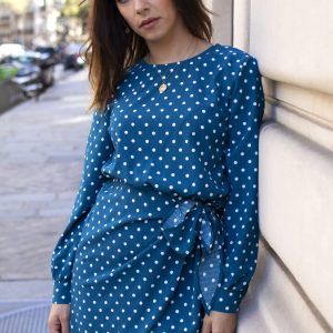 Robe à pois Lya