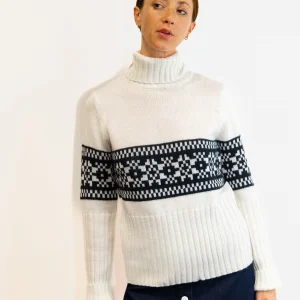 Pull col roulé - Neige