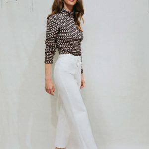 Jean Mom Blanc - Eddy