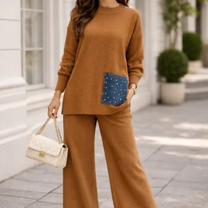 Ensemble Maille Femme– Deux Pièces Chic & Confort