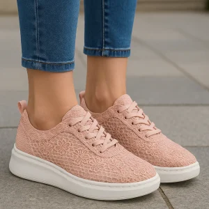 Baskets en dentelle femme – Élégance & Confort au quotidien
