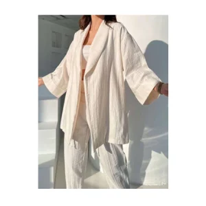 Ensemble 2 pièces à pantalon taille haute