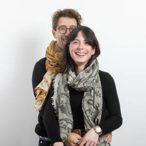 Écharpe en Cashmere Impression Pasley