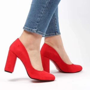 Classy Escarpin à Talon- Rouge