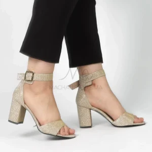 Calyssa – Sandales à talon – Gold