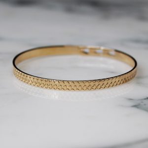 Jonc Hélène – Plaqué or