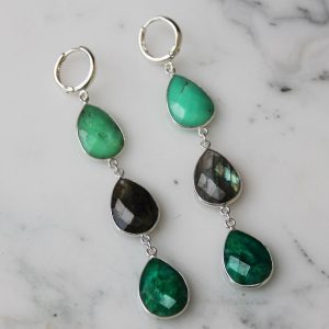 Boucles d&rsquo;oreilles Caracas – Argent 925