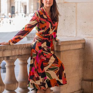 Robe Chemise Longue Bertina Multicolore