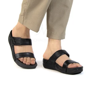 Souplesse – Sandales Confortables Femmes en Noir