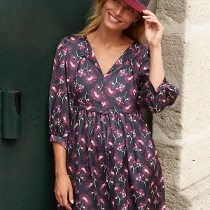 Robe Emmanuelle bougainvilliers