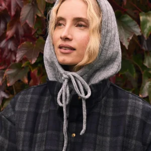 Cagoule Edna maille grise