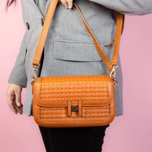 Cristal  – Sac à main en Abricot