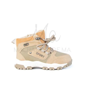 Winner – Bottines garçon en Kaki