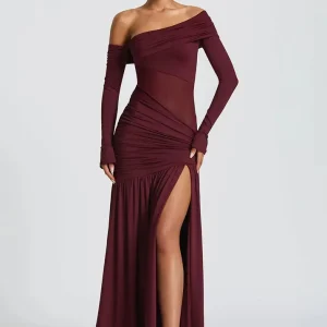 Robe soirée fendue longue