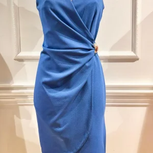 Robe Courte Elma Bleu Pastelp