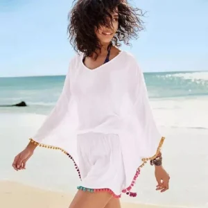 Robe de Plage Poncho Valéria