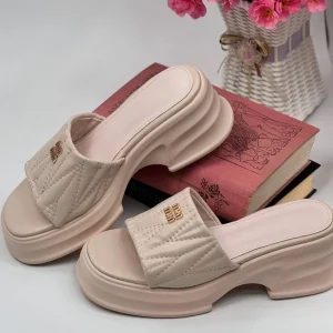 Fiesta – Sandales compensées en Beige