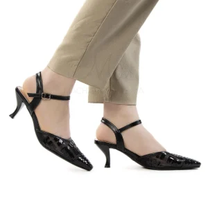 Twinkle – Escarpin Demi talon en Noir