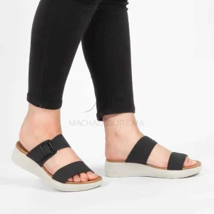 Erable – Sandales confortables en Noir