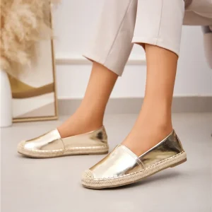 FémiStep – Espadrilles Femmes en Dore