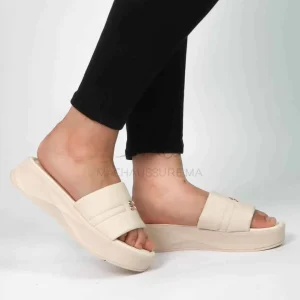 Musiny – Sandales à plateforme en Beige