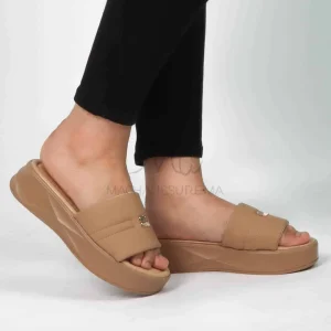 Musiny – Sandales à plateforme en Kaki