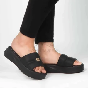 Musiny – Sandales à plateforme en Noir