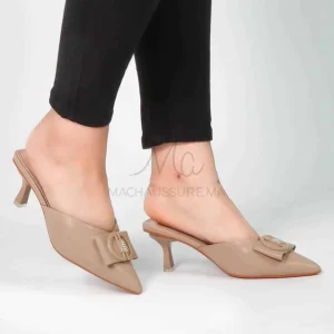 Afra – Escarpins Femmes en Kaki