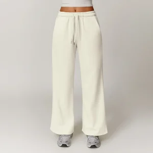 Pantalon Femme Yoga Doublé Velours Épais Taille Haute