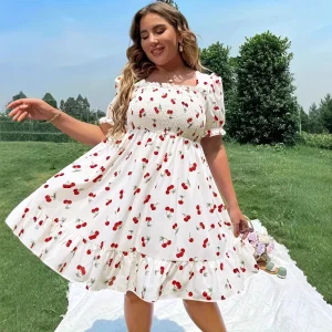 Robe champêtre grande taille