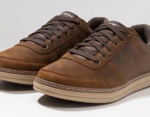 Basket homme marron Fermeture lacets SKECHERS heston-avano (A)