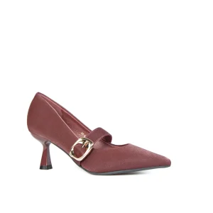 NEELA – Escarpins Femmes en Bordeau