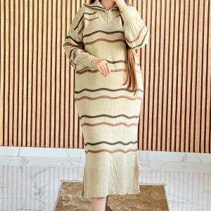 Robe Longue en Tricot-Reff OM005