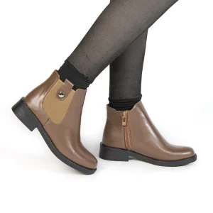 ARES – Bottines femmes en Tabac